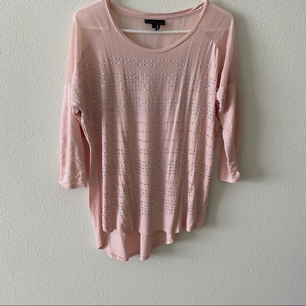 Light pink 3/4 sleeve super soft top